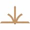 Ekena Millwork Redmond Smooth Timber Gable Bracket, Western Red Cedar, 96"W x 56"H x 3 1/2"D x 5 1/2"F, 14/12 Pitch GBW096X56X0406RED00SWR - alternate 1